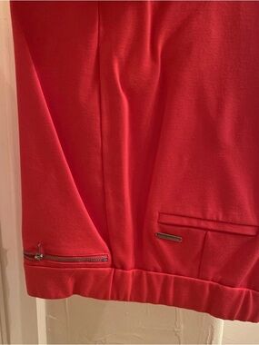 Michael Kors Coral Pull On Stretch Pants Size Large